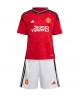 Günstige Manchester United Marcus Rashford #10 Heimtrikotsatz Kinder 2023-24 Kurzarm (+ Kurze Hosen)